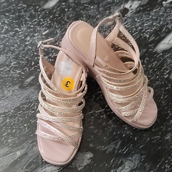 BRAND NEW STEVE MADDEN GLITTER (Little Kid/Big Kid) SANDAL - Picture 12 of 16